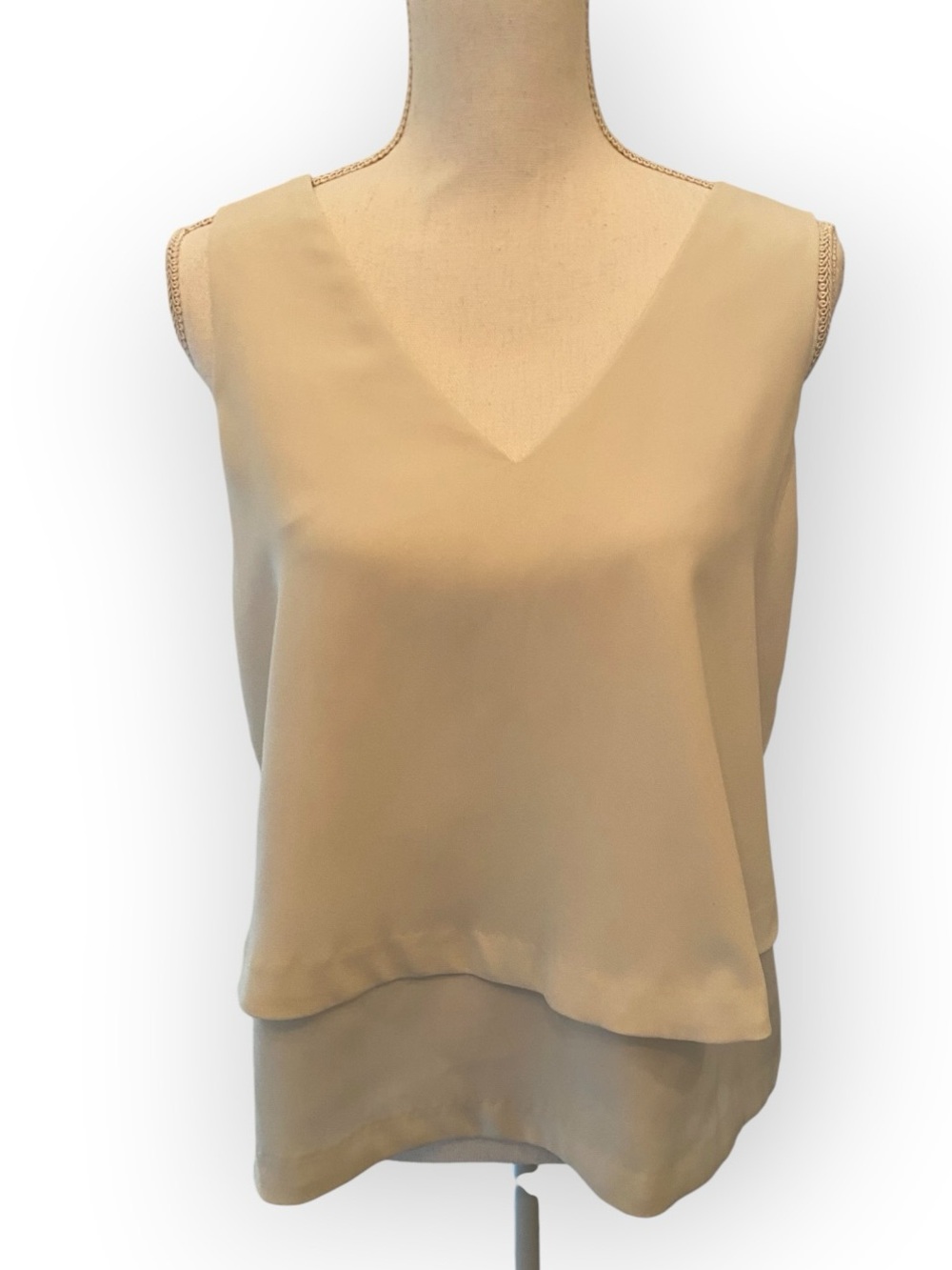 Banana Republic Sleeveless Tiered Blouse